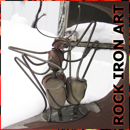 Rock and Iron Ant playing Bongos