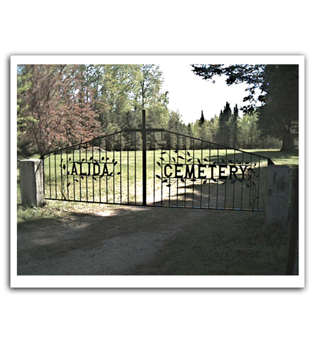 Alida Cemetary Gates